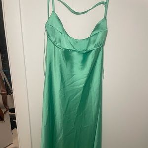 Zara Silk Green Dress